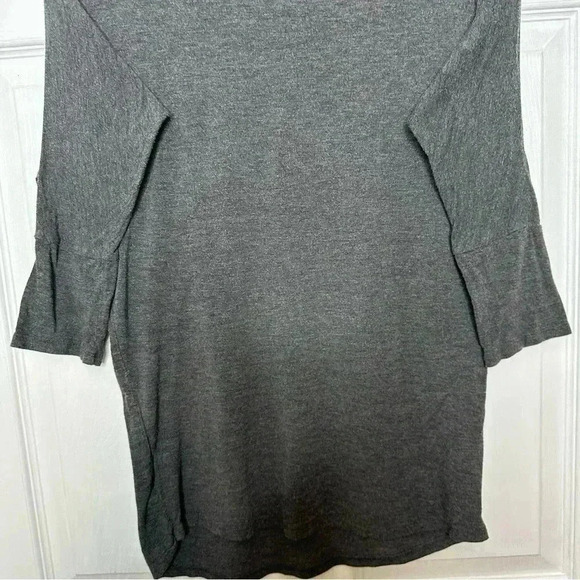 Eclipse Shirt 3/4 Dolman Sleeves Grey Size Medium - Picture 10 of 16